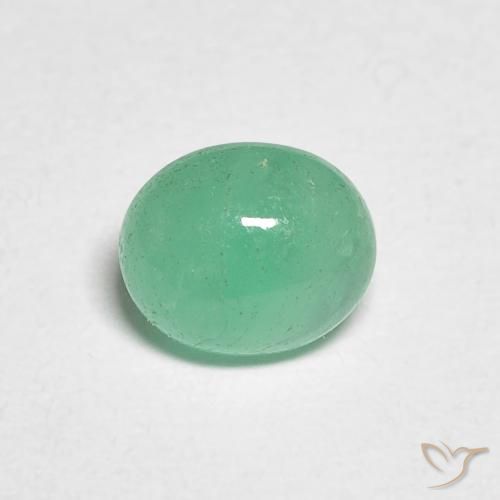 0.73ct 天然 ミントグリーン エメラルド, 楕円形, 半透明