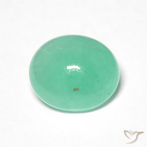 0.97ct 天然 シダグリーン エメラルド, 楕円形, 半透明