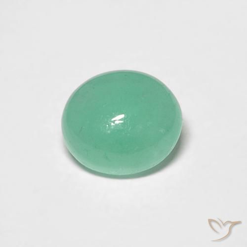 0.70ct 天然 ライトグリーン エメラルド, 楕円形, 半透明