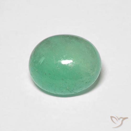 0.97ct 天然 ピスタチオグリーン エメラルド, 楕円形, 半透明