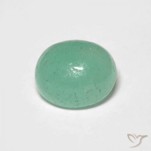 0.78ct 天然 ライトグリーン エメラルド, 楕円形, 半透明