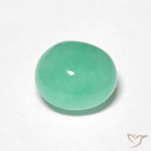 1.27ct 天然 ピスタチオグリーン エメラルド, 楕円形, 半透明