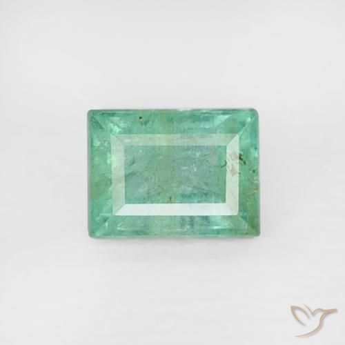 0.27ct 天然 ピスタチオグリーン エメラルド, バゲット, SI