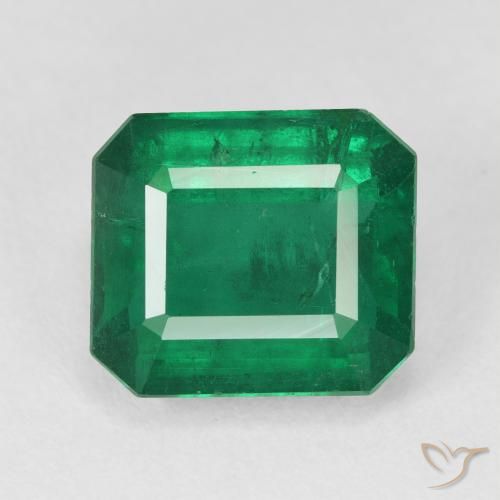 5.91ct 天然 ディープグリーン エメラルド, エメラルドカット, VS-SI