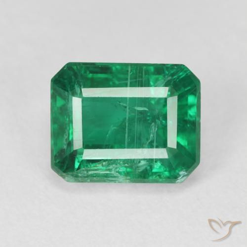3.30ct 天然 ディープグリーン エメラルド, エメラルドカット, VS-SI