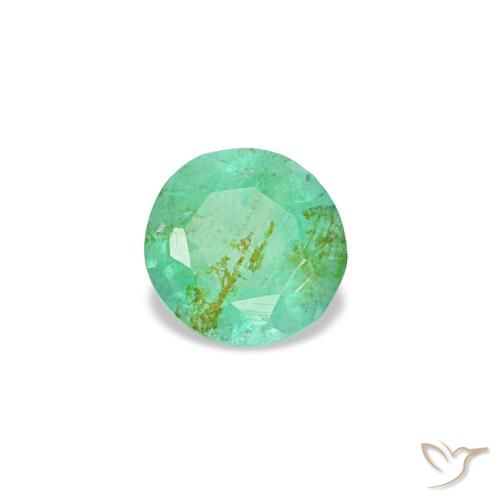 0.17ct グリーン エメラルド, ラウンド, VS-SI
