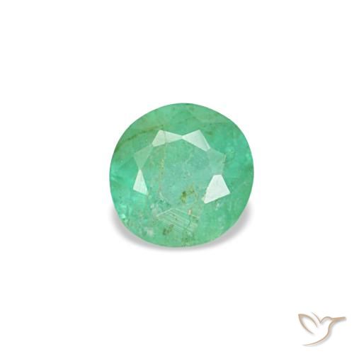 0.19ct グリーン エメラルド, ラウンド, VS-SI