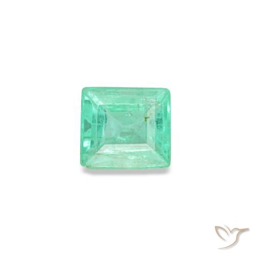 0.11ct グリーン エメラルド, バゲット, VS