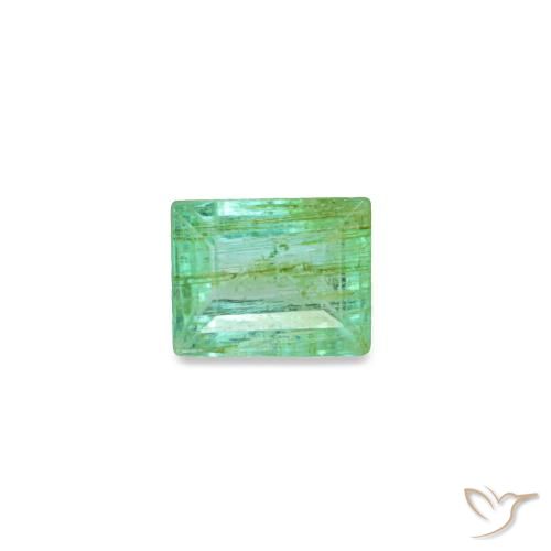 0.15ct グリーン エメラルド, バゲット, SI