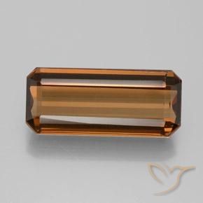 7.10ct 天然 ペカンブラウン エンスタタイト, エメラルドカット, VS