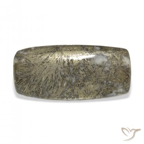 41.68ct 天然 マルチカラー Feather Pyrite, クッション, オペーク