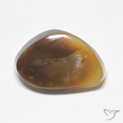 7.62ct 天然 マルチカラー ファイアアゲート, ファンシー, 半透明