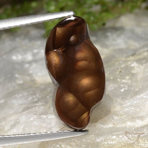 5.47ct 天然 マルチカラー ファイアアゲート, ファンシー, 半透明