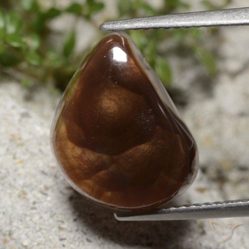 5.86ct 天然 マルチカラー ファイアアゲート, ファンシー, 半透明