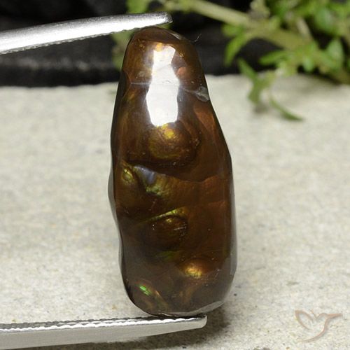 8.81ct 天然 マルチカラー ファイアアゲート, ファンシー, オペーク