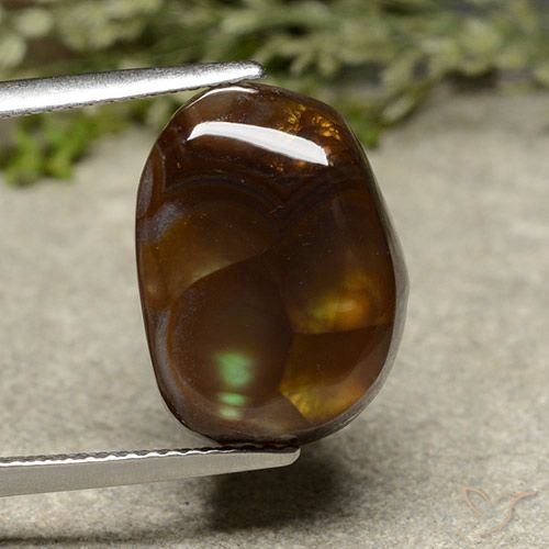 7.95ct 天然 マルチカラー ファイアアゲート, ファンシー, オペーク