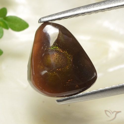 2.56ct 天然 マルチカラー ファイアアゲート, ファンシー, オペーク