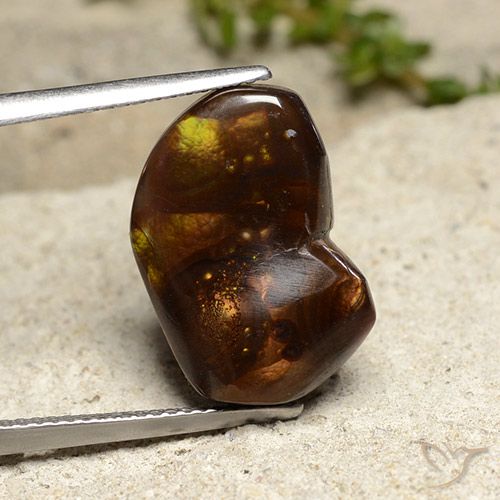 8.42ct 天然 マルチカラー ファイアアゲート, ファンシー, オペーク
