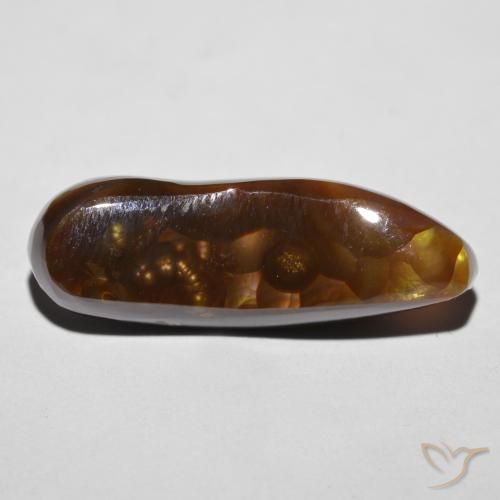 8.55ct 天然 マルチカラー ファイアアゲート, ファンシー, オペーク