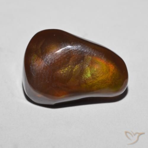 6.88ct 天然 マルチカラー ファイアアゲート, ファンシー, オペーク