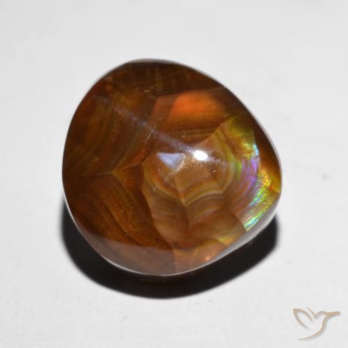 7.93ct 天然 マルチカラー ファイアアゲート, ファンシー, オペーク