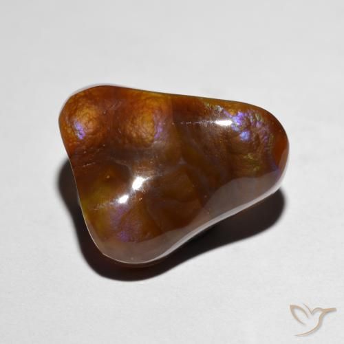 8.19ct 天然 マルチカラー ファイアアゲート, ファンシー, オペーク