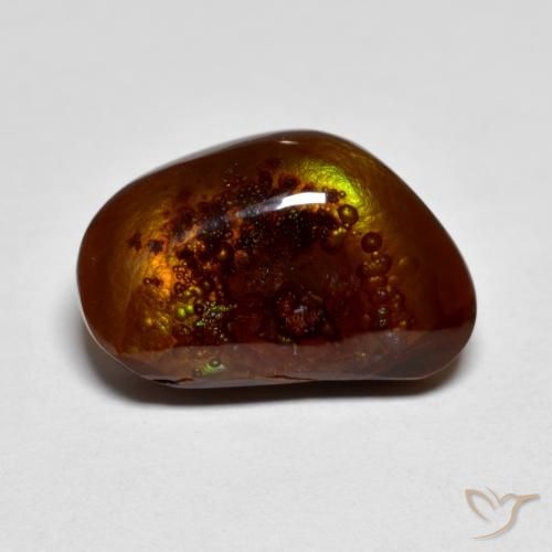 8.53ct 天然 マルチカラー ファイアアゲート, ファンシー, オペーク