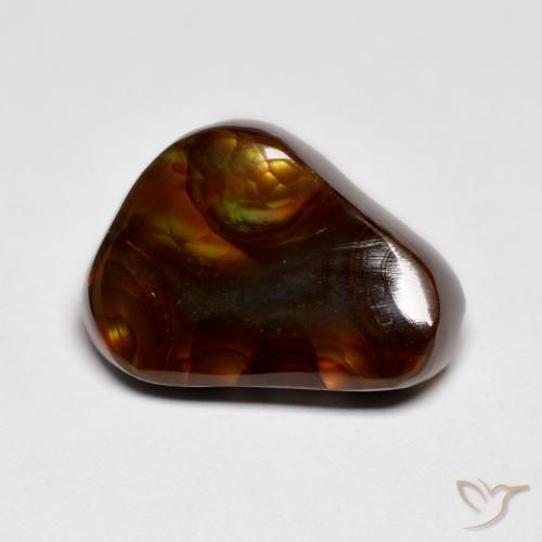 7.05ct 天然 マルチカラー ファイアアゲート, ファンシー, オペーク