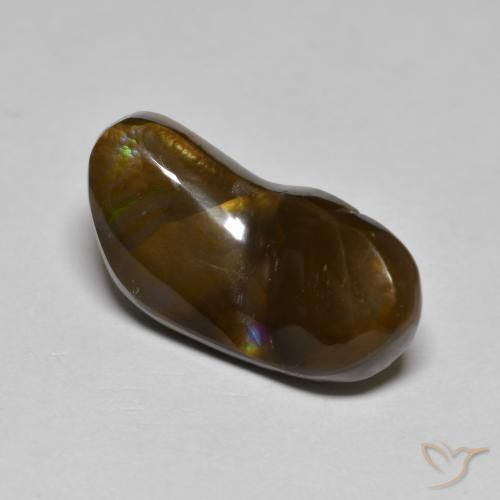 6.23ct 天然 マルチカラー ファイアアゲート, ファンシー, オペーク