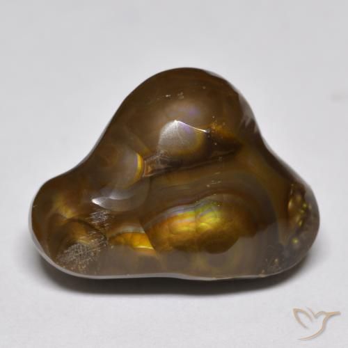 9.86ct 天然 マルチカラー ファイアアゲート, ファンシー, オペーク