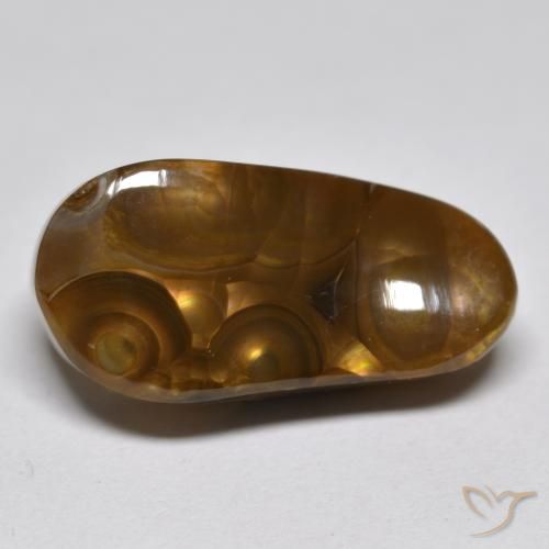 9.59ct 天然 マルチカラー ファイアアゲート, ファンシー, 半透明