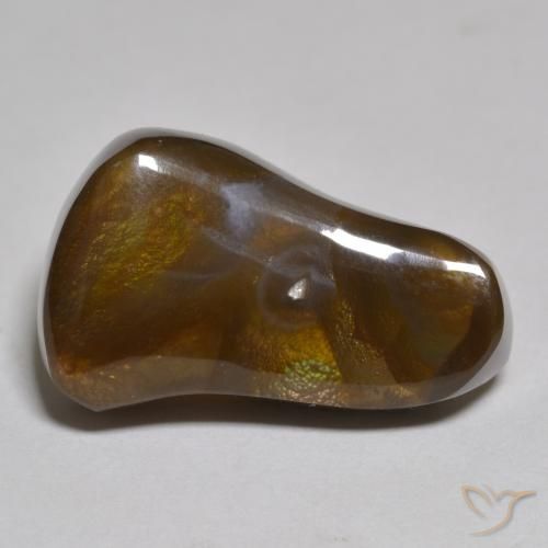 9.77ct 天然 マルチカラー ファイアアゲート, ファンシー, 半透明