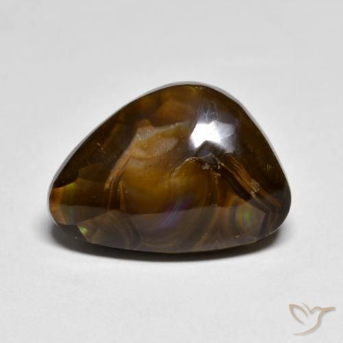 7.42ct 天然 マルチカラー ファイアアゲート, ファンシー, オペーク