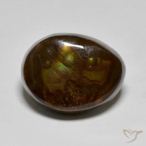8.25ct 天然 マルチカラー ファイアアゲート, ファンシー, 半透明