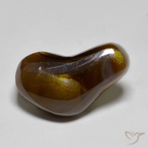 8.88ct 天然 マルチカラー ファイアアゲート, ファンシー, 半透明
