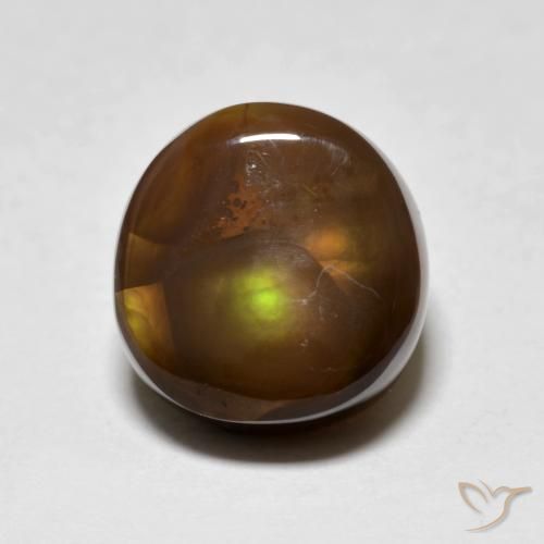 4.82ct 天然 マルチカラー ファイアアゲート, ファンシー, オペーク