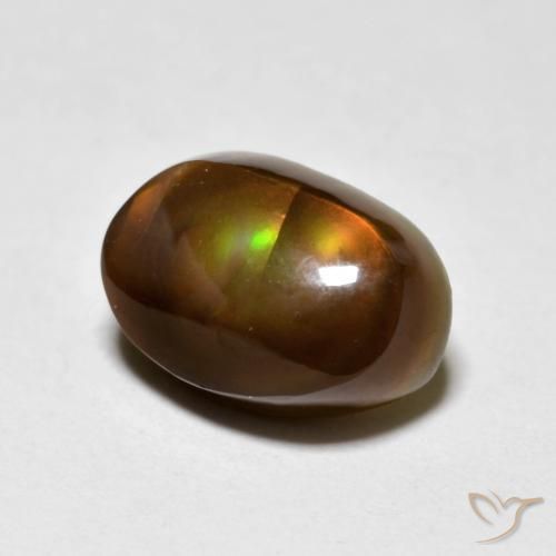 3.75ct 天然 マルチカラー ファイアアゲート, ファンシー, オペーク
