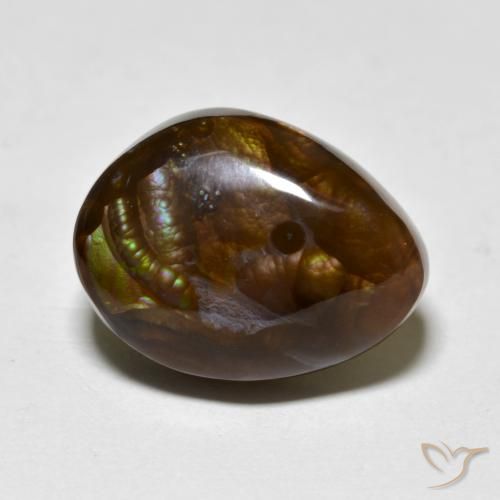 8.92ct 天然 マルチカラー ファイアアゲート, ファンシー, オペーク