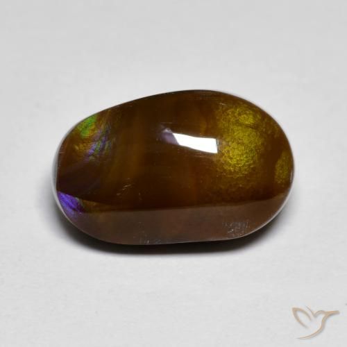 5.66ct 天然 マルチカラー ファイアアゲート, ファンシー, オペーク