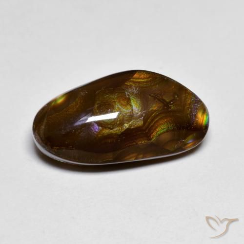 5.83ct 天然 マルチカラー ファイアアゲート, ファンシー, オペーク