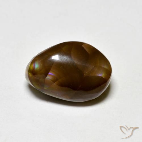 4.47ct 天然 マルチカラー ファイアアゲート, ファンシー, オペーク