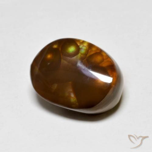5.02ct 天然 マルチカラー ファイアアゲート, ファンシー, オペーク