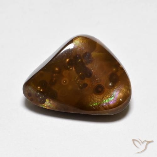5.65ct 天然 マルチカラー ファイアアゲート, ファンシー, オペーク
