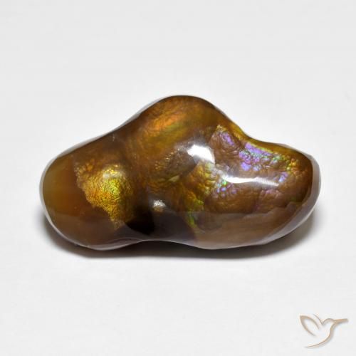 8.88ct 天然 マルチカラー ファイアアゲート, ファンシー, オペーク