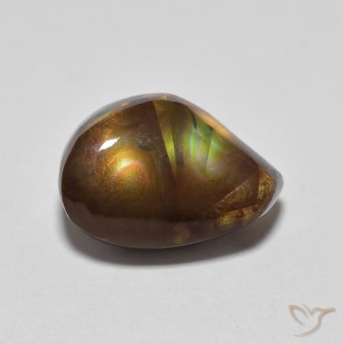 4.02ct 天然 マルチカラー ファイアアゲート, ファンシー, オペーク