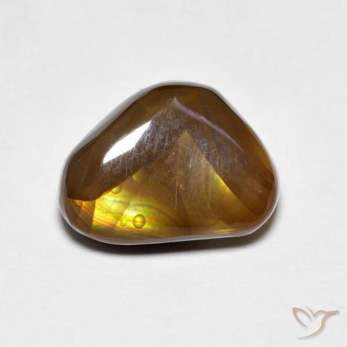 4.19ct 天然 マルチカラー ファイアアゲート, ファンシー, オペーク