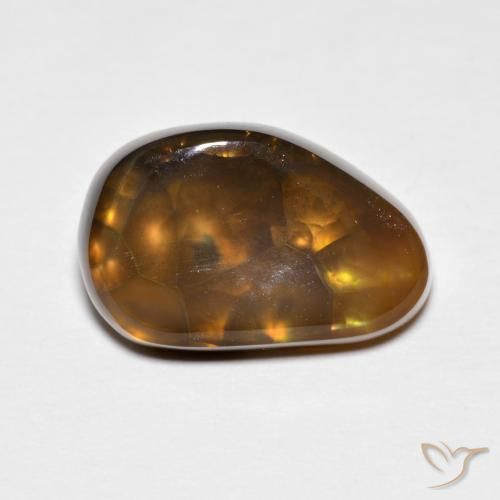 5.21ct 天然 マルチカラー ファイアアゲート, ファンシー, オペーク