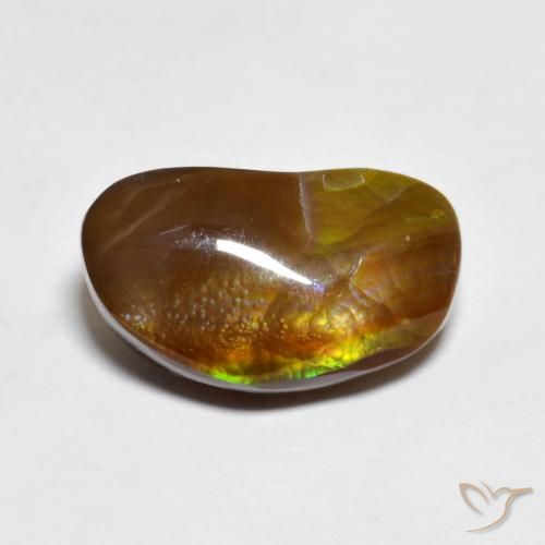 4.95ct 天然 マルチカラー ファイアアゲート, ファンシー, オペーク