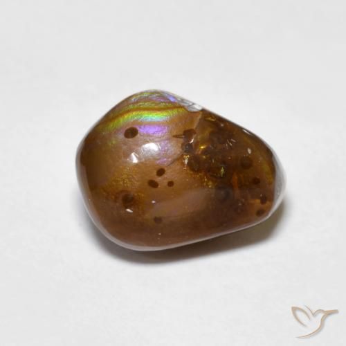 3.16ct 天然 マルチカラー ファイアアゲート, ファンシー, オペーク