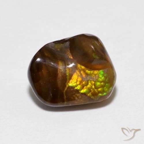 2.60ct 天然 マルチカラー ファイアアゲート, ファンシー, オペーク